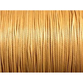 10m - Cordon de Coton Ciré 0.8mm Beige   4558550005922 