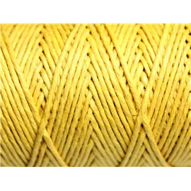 5 meters - Hemp Twine Cord 1.2mm Yellow - 4558550083845 