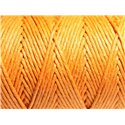 5 mètres - Cordon Ficelle Chanvre 1.2mm Orange - 4558550083852 