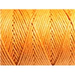 5 mètres - Cordon Ficelle Chanvre 1.2mm Orange - 4558550083852 