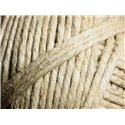 2 mètres - Fil Corde Cordon Ficelle Chanvre 4-5mm Beige Ecru - 4558550083791