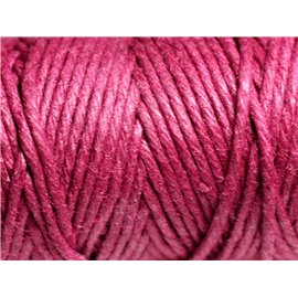 3 metros - Cordón de hilo de cáñamo 1,5 mm Púrpura Rosa Magenta - 4558550083685 