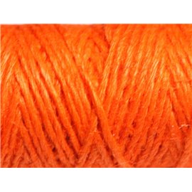 3 metros - Cordón de hilo de cáñamo 1,5 mm Naranja - 4558550083654 
