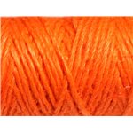 3 mètres - Cordon Ficelle Chanvre 1.5mm Orange - 4558550083654 