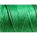 3 mètres - Cordon Ficelle Chanvre 1.5mm Vert - 4558550083753 