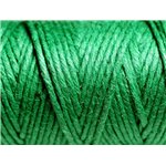 3 mètres - Cordon Ficelle Chanvre 1.5mm Vert - 4558550083753 