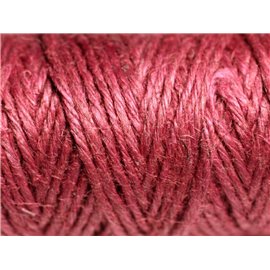 3 metri - Corda di canapa 1,5 mm Bordeaux Red Plum - 4558550083678 