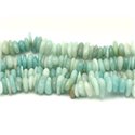 10pc - Perles de Pierre - Amazonite Chips Palets 8-14mm   4558550018458