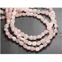 10pc - Perles Pierre - Quartz Rose Nuggets 5-10mm - 7427039734646