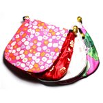 2pc - Sacs Pochettes Cadeaux Bijoux Tissu Satin 11cm Multicolore -  4558550082428 