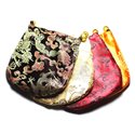 2pc - Sacs Pochettes Cadeaux Bijoux Tissu Satin 11cm Multicolore -  4558550082428 