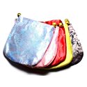 2pc - Sacs Pochettes Cadeaux Bijoux Tissu Satin 11cm Multicolore -  4558550082428 