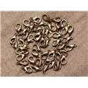 20pc - Fermoirs Mousquetons 12mm Métal Cuivre sans nickel   4558550005656 