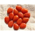 4pc - Perles de Pierre - Jade Orange Gouttes 18x13mm   4558550001870 