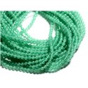 Fil 39cm 92pc env - Perles de Pierre - Jade Boules 4mm Vert -  4558550081551 