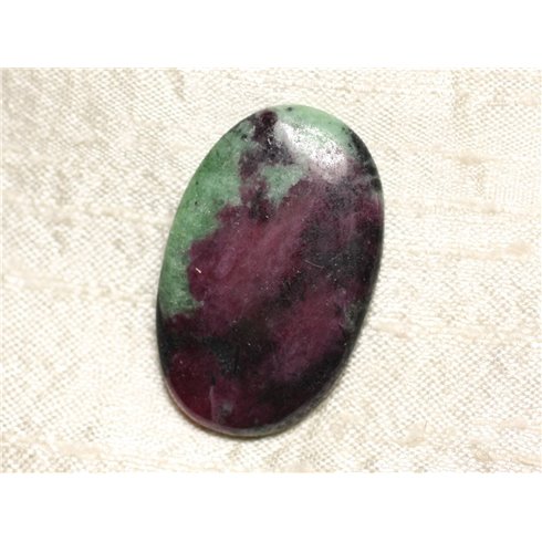 Cabochon de Pierre - Rubis Zoïsite Ovale 40x25mm N29 -  4558550081391 