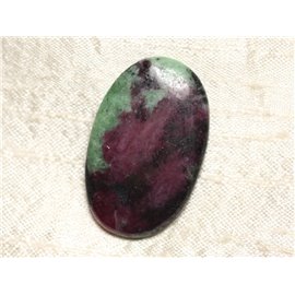 Stone Cabochon - Ruby Zoisite Oval 40x25mm N29 - 4558550081391 