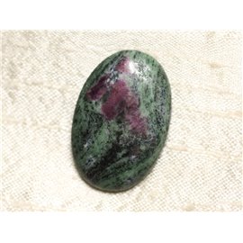 Stone Cabochon - Zoisite Ruby Oval 34x23mm N24 - 4558550081346 