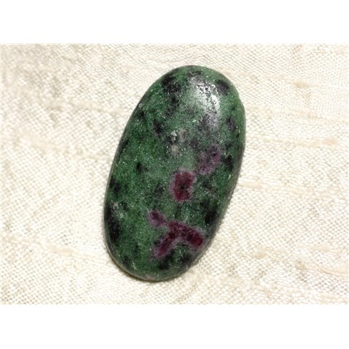 Cabochon de Pierre - Rubis Zoïsite Ovale 44x25mm N27 -  4558550081377 