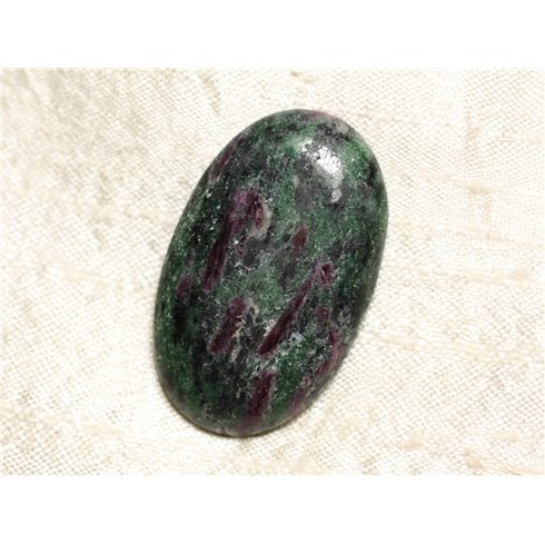 Cabochon de Pierre - Rubis Zoïsite Ovale 44x27mm N28 -  4558550081384 