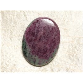 Cabujón de piedra - Zoisita Ruby Oval 44x33mm N30 - 4558550081407 