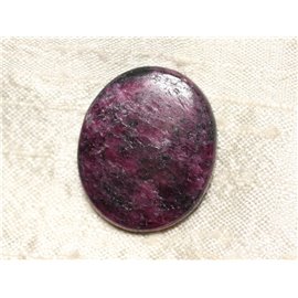 Stone Cabochon - Zoisite Ruby Oval 31x26mm N23 - 4558550081339 