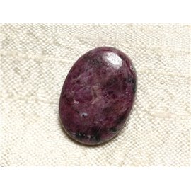 Cabujón de piedra - Zoisita Rubí Ovalado 23x17mm N14 - 4558550081247 