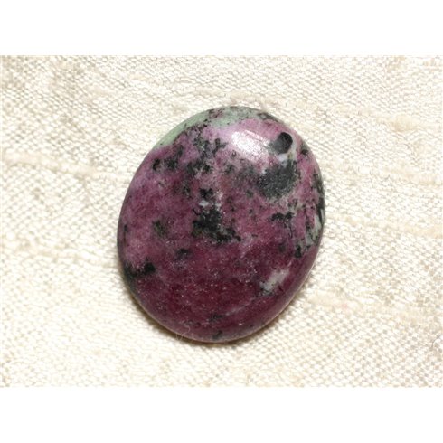 Cabochon de Pierre - Rubis Zoïsite Ovale 27x22mm N18 -  4558550081285 