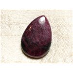 Cabochon de Pierre - Rubis Zoïsite Goutte 32x22mm N3 -  4558550081131 