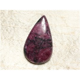 Cabujón de piedra - Gota de zoisita rubí 35x21mm N6 - 4558550081162 