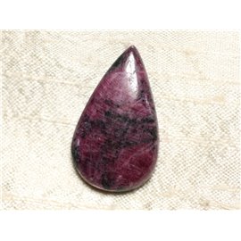 Cabochon de Pierre - Ruby Zoisite Drop 35x21mm N6 - 4558550081162 