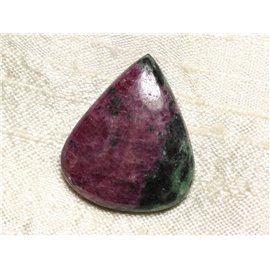 Cabochon in pietra - Rubino Zoisite Drop 30x27mm N9 - 4558550081193 