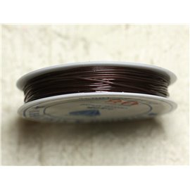 1pc - Spool 10 meters - Elastic Thread 0.8mm Coffee - 4558550115232 