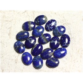 1pc - Cabochon Pierre - Lapis Lazuli Ovale 15x11mm Bleu nuit - 4558550080882