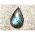 Cabochon de Pierre - Labradorite Goutte 22x15mm N26 -  4558550080745 