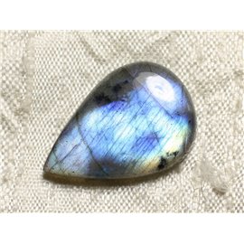 Cabochon de Pierre - Labradorite Goutte 26x18mm N34 -  4558550080820 