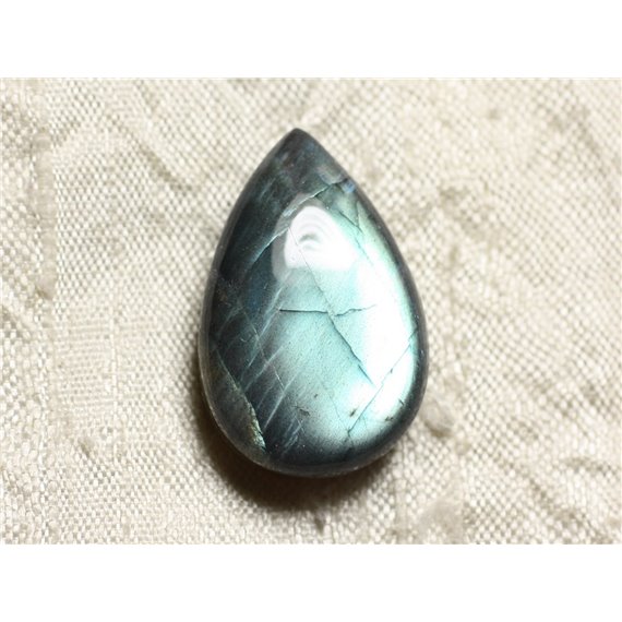 Cabochon de Pierre - Labradorite Goutte 28x18mm N35 -  4558550080837 