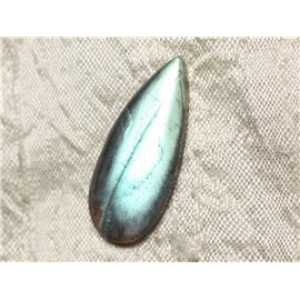 Cabujón de piedra - Gota de labradorita 35x15mm N37 - 4558550080851 