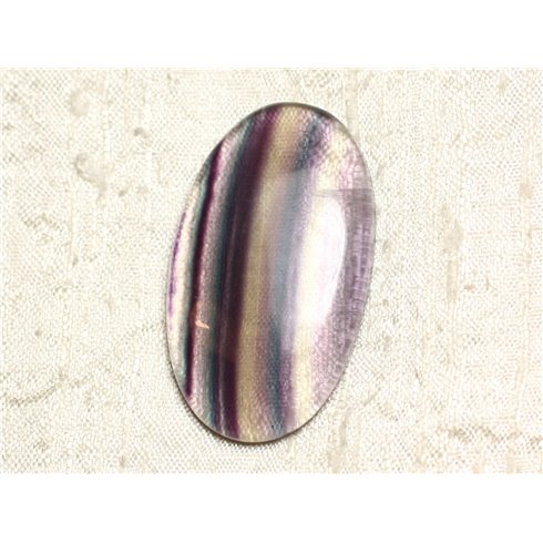 Cabochon de Pierre - Fluorite Ovale 50x29mm N8 -  4558550079992 