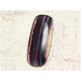 Cabochon in pietra - Rettangolo in fluorite 45x20mm N19 - 4558550080103 