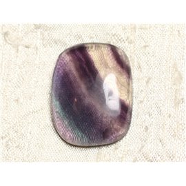 Cabochon in pietra - Rettangolo di fluorite 33x25mm N20 - 4558550080110 