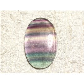 Cabochon in pietra - ovale fluorite 45x29 mm N22 - 4558550080134 