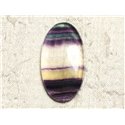 Cabochon de Pierre - Fluorite Ovale 43x24mm N25 -  4558550080165 