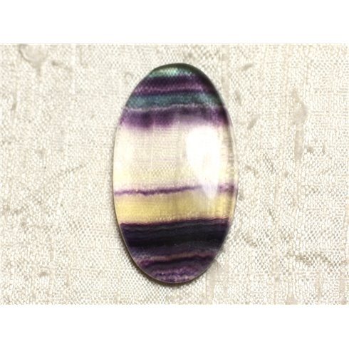 Cabochon de Pierre - Fluorite Ovale 43x24mm N25 -  4558550080165 