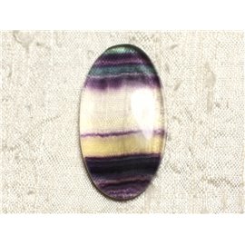 Cabochon in pietra - ovale fluorite 43x24mm N25 - 4558550080165 