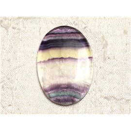 Cabochon in pietra - ovale fluorite 42x30 mm N26 - 4558550080172 