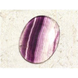 Cabochon in pietra - ovale fluorite 36x28mm N32 - 4558550080233 