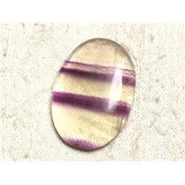 Cabochon in pietra - ovale fluorite 34x24mm N34 - 4558550080257 