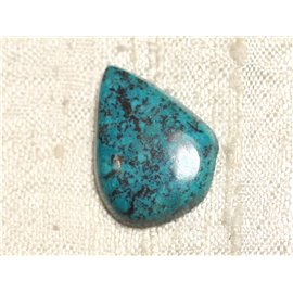 Cabochon Semi precious stone - Azurite Drop 23x17mm N7 - 4558550079305 