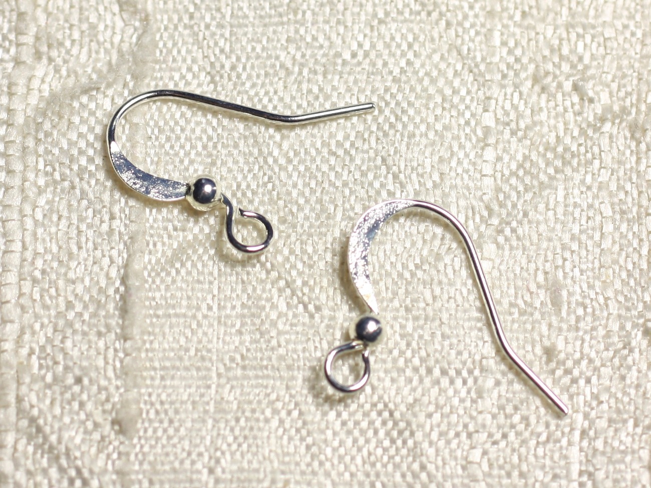 80pc - Crochets Boucles Oreilles Métal Argenté qualité 18x14mm -  4558550040008 